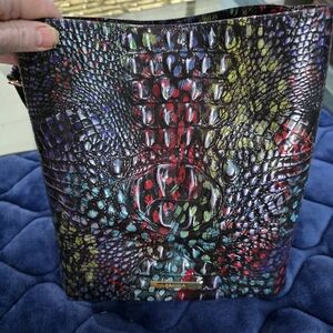 Brahmin Colorful Embossed Shoulder Bag